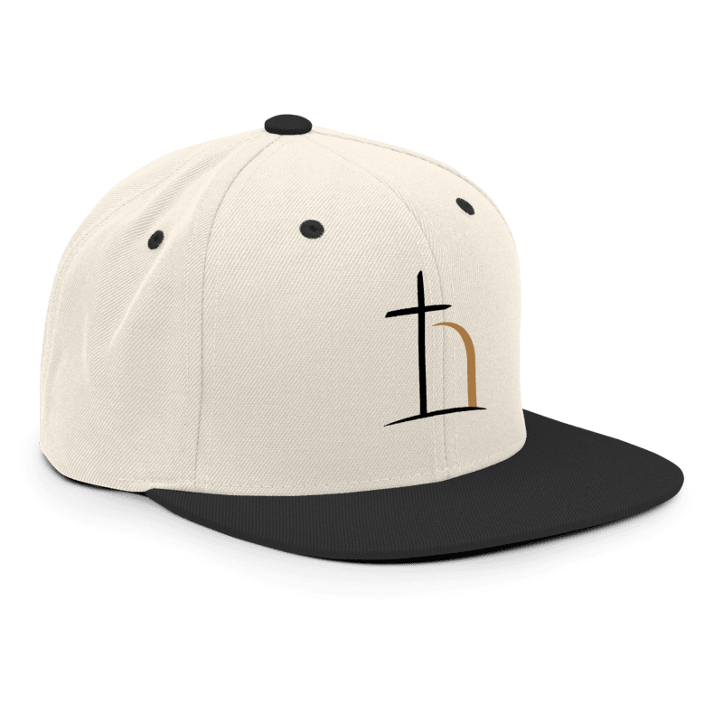 Natural/Black Open Snapback