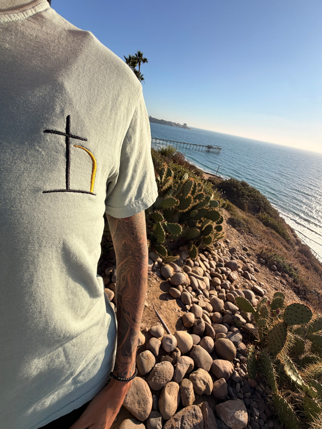 Person wearing Ephphatha Christian T-shirt by Be Opened