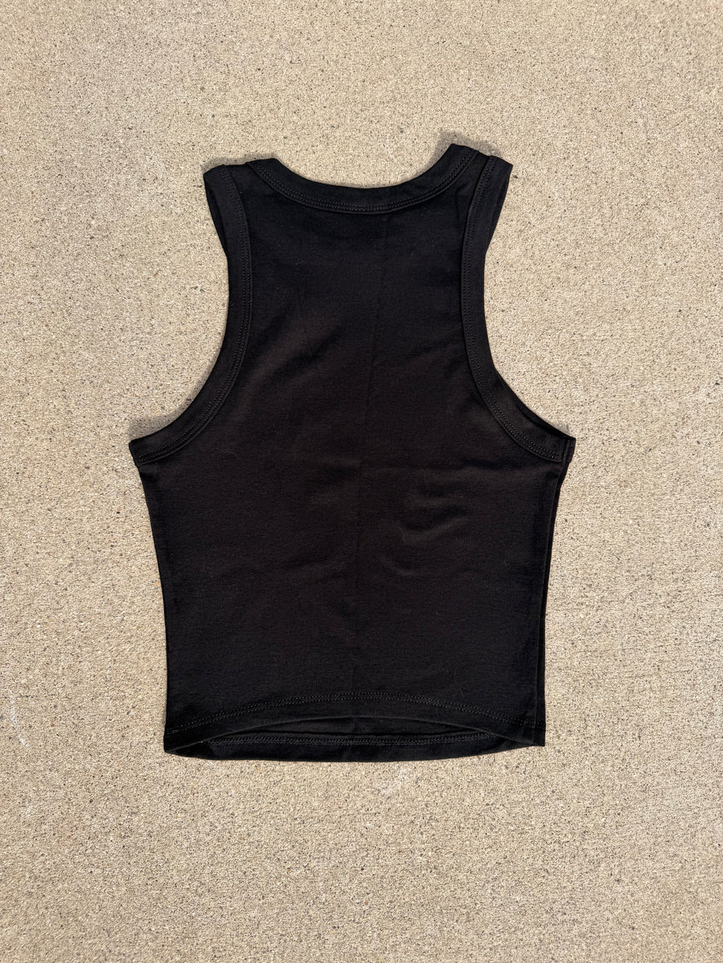 Back view of women's Be Opened racer tank