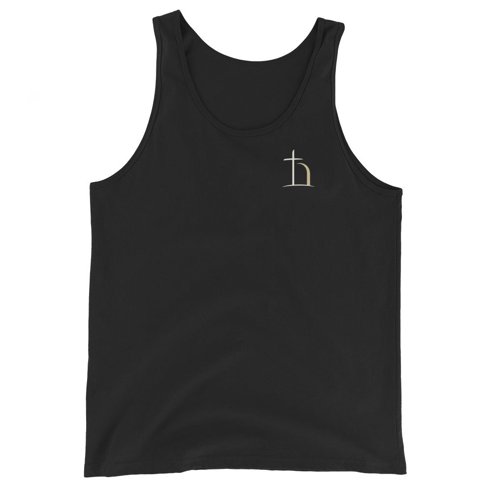 Be Opened faith-based unisex tank styled for everyday wear