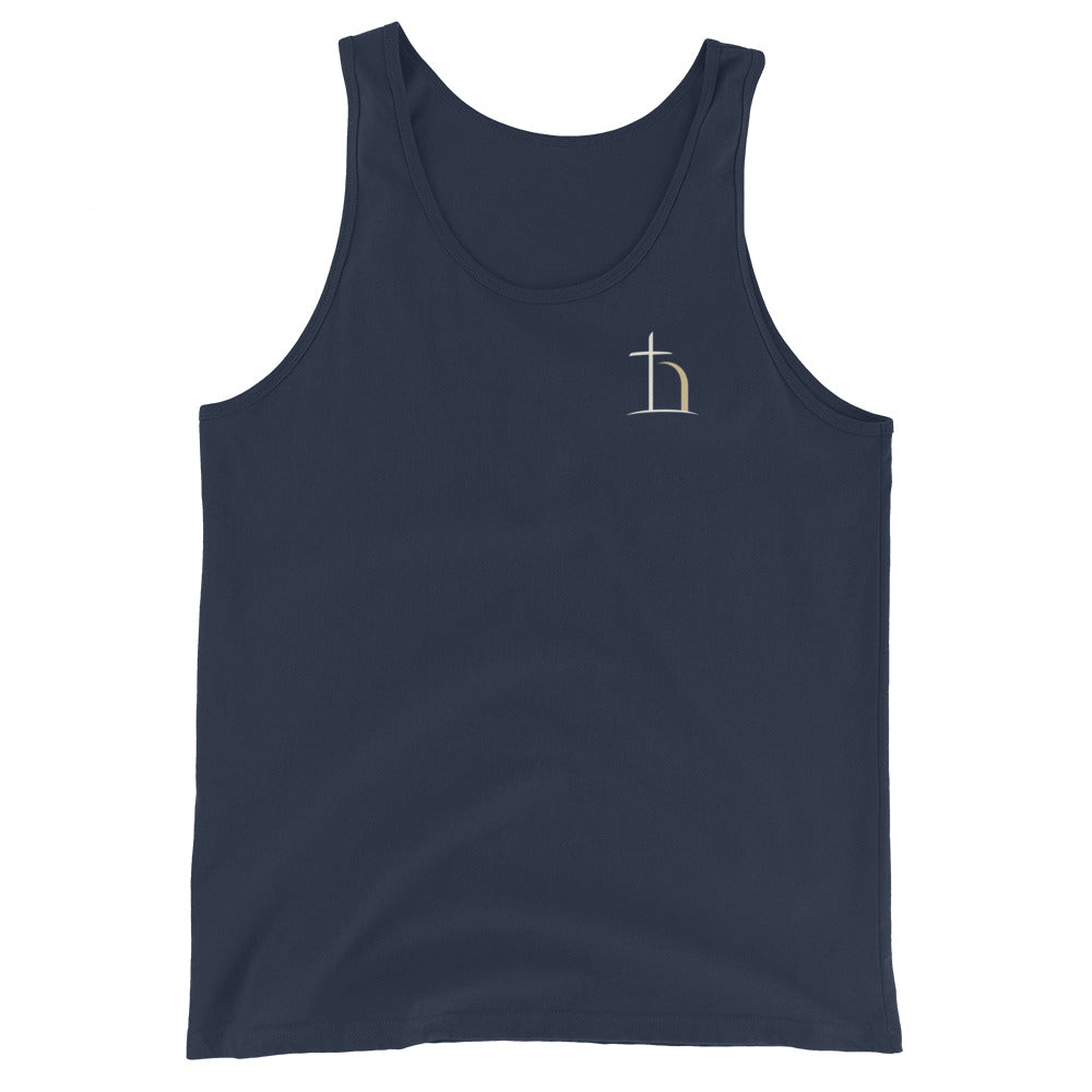 Be Opened faith-based unisex tank styled for everyday wear